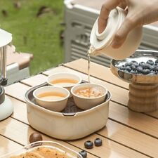 5 szt. podróżny zestaw garnków do herbaty przeciw upadkowi przenośny plastikowy zestaw do herbaty kung fu zestaw do herbaty;