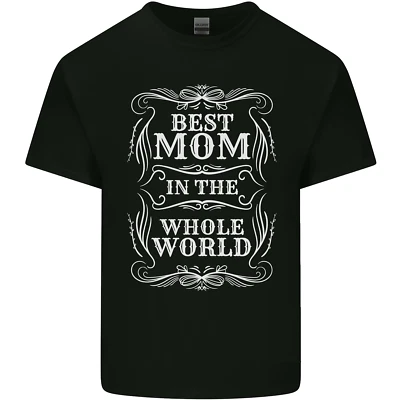 Best Mom in the World Mothers Day Kids T-Shirt Childrens - Image 1 of 4