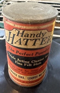 Vintage handlicher Hutmacher der perfekte Puder reinigt Hüte Kleidung Teppiche - Bild 1 von 4