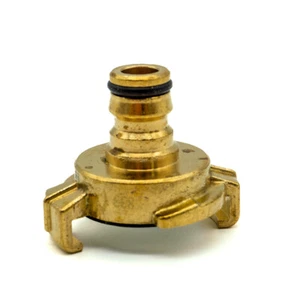 Wasserkupplung Adapter System Geka/Gardena kompatibel Klauenkupplung auf Steckk. - Bild 1 von 3