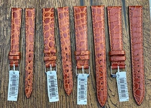 MORELLATO ITALIAN MADE 100% GENUINE ALIGATOR LEATHER WATCH STRAP UNPADDED (ST2 - Picture 1 of 14