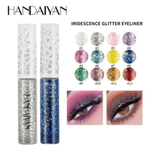 Liquid Glitter Eyeliner Wholesale Lot 20 Pcs Bulk Eyeliner Makeup - Picture 1 of 5