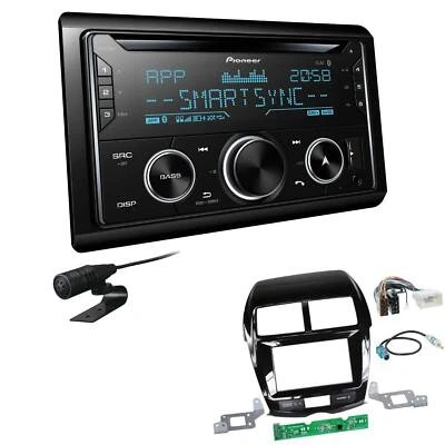 Pioneer Autoradio CD Bluetooth USB Einbauset für Citroen C4 Aircross Typ B piano - Bild 1 von 4
