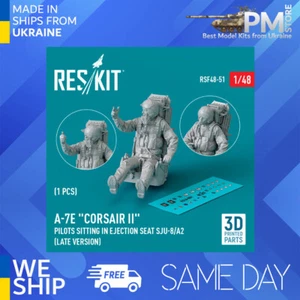 Reskit RSF48-0051 1/48 A-7E "Corsair II" pilot sitting in ejection seat SJU-8/A2 - Picture 1 of 2