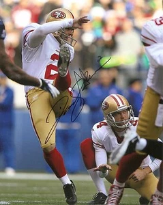 FOTO firmada de David Akers 49ers automática 8x10 - Imagen 1 de 1