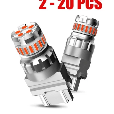 3157 3156 LED 3056 3456 Juego Bombilla de Ajuste 2 Luces de Freno Traseras Rojo 2-20PCS Plug&Play Foto 1 de 4