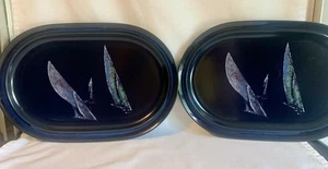 VINTAGE 2 Noritake Primastone Spinnaker Platters 14" - Picture 1 of 7