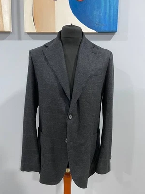 Sartoria Caracciolo Napoli mens wool and cashmere mens blazer size 52 - Image 1 of 4