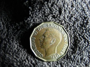 Gran Bretaña - 1952 Tres peniques - Jorge VI - Imagen 1 de 2