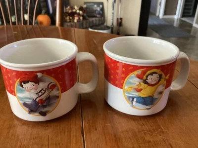 2 tazas de sopa Campbell's EE. UU. Juegos Olímpicos de Invierno Salt Lake 2002 bobsledder y esquiador nuevas Foto 1 de 3