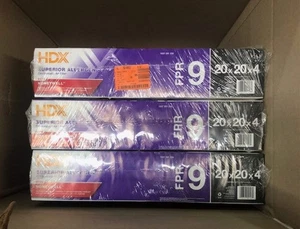 (3 Pack) HDX 20x20x4 in. Honeywell Replacement Pleated Air Filter FPR 9, MERV 13 - Picture 1 of 4