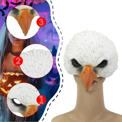 Eagle Head Shaped Mask Decor Face Mask for Bar Fancy Dress Stage Show Night Club - Image 1 of 4