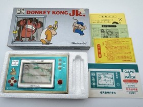 Nintendo Game & Watch Donkey Kong Jr DJ-101 1982 w/ Box Manual Tested Vintage