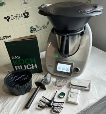 Thermomix TM5 Varoma Mixtopf Cook Key Kochbuch / Kochbuch + Feste Chip / Zubehör - Bild 1 von 4