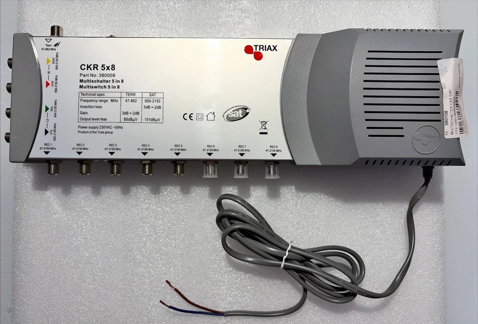 Triax CKR 5x8  (Art.-Nr. 380008) - Bild 1 von 4