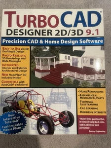 IMSI Design TurboCAD Deluxe 2D/3D Drafting/Modeling Software DVD Windows - Zdjęcie 1 z 3