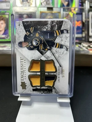 2015-16 Upper Deck Black Diamond - Exquisite Rookies Quadruple Material Jack... - Image 1 of 2