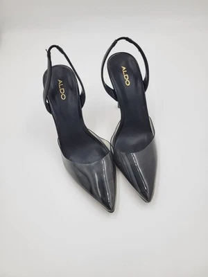 Zapatos de tacón alto ALDO negros transparentes talla 9 Foto 1 de 4