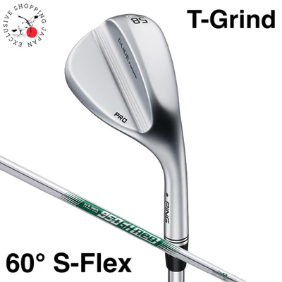 Ping Glide Forged Pro T Grind Wedge 60° S-Flex N.S.PRO 950GH Neo Steel Shaft Men - Image 1 of 4