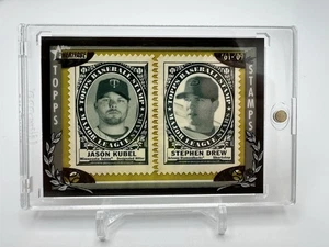Jason Kubel / Stephen Drew 2010 Topps Heritage Stamps 33/50 - Picture 1 of 6