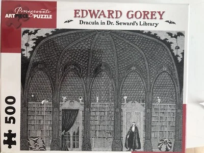 Pomegranate Art piece Edward Gorey Puzzle Bnib - image 1 of 3