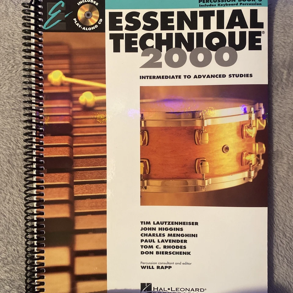 Essential Technique for Band 2000 Percussion Book 3 Intermediate To Advanced NEW - Image 1 of 4
