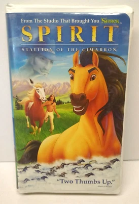 Spirit : Stallion of the Cimarron VHS 2002 Clamshell NM DREAMWORKS - Image 1 of 4