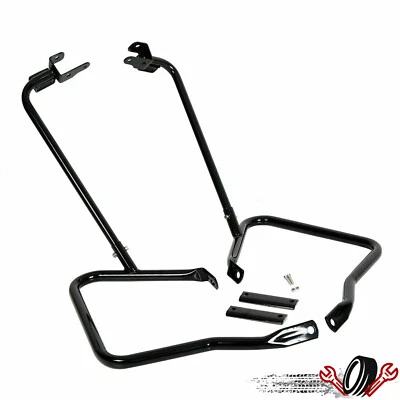 Saddlebag Bracket Guard Crash Bars For Harley Touring Road Glide FLHR FLHX 14-24 - Image 1 of 4