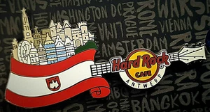 ANTWERP FLAG OVER CITY COUNTRY GUITAR SERIES HET STEEN CASTLE Hard Rock Cafe PIN - Picture 1 of 1