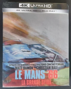 LE MANS '66 - LA GRANDE SFIDA - STEELBOOK - DISNEY BLURAY 4K ULTRA HD SIGILLATO! - Foto 1 di 2