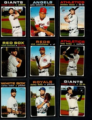 2020 TOPPS HERITAGE BASEBALL  501-725 + iNSERT Buy MORE SAVE MORE - Image 1 of 3