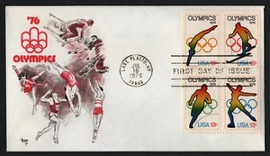 #1698a 13c 1976 Olympics, Marq FDC **ANY 5=FREE SHIPPING** - Picture 1 of 1