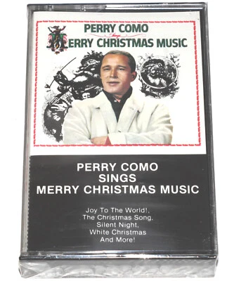 Perry Como Sings Merry Christmas Music (Cassette Tape 1985) NEW SEALED - Image 1 of 4