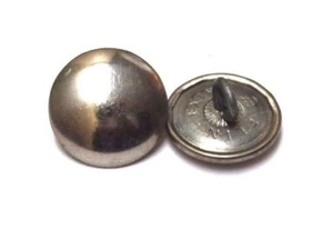 WWI Silver colored German Uniform Button 11/16 in 17.5mm 28L Lot of 2 B1802 - Picture 1 of 5