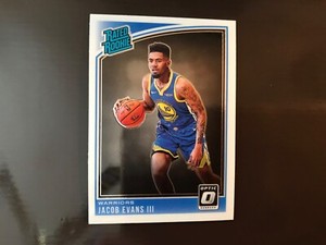 2018-19 Donruss Optic Jacob Evans III Rated Rookie #178