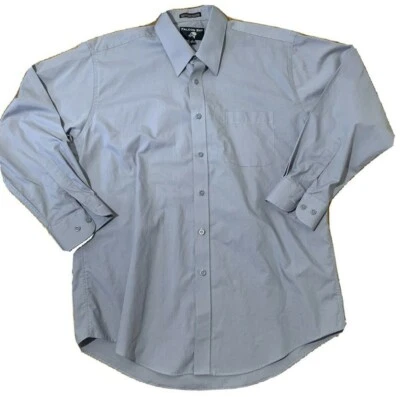 CAMISA HOMBRE FALCON BAY CONFORT CUELLO MANGA LARGA AZUL/GRIS ALGODÓN/POLIÉSTER 16 32-33 Foto 1 de 4