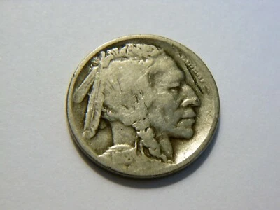 1918-D G+ Buffalo Nickel  Nice*Better Date* Error Coin with Die Crack on obverse - Image 1 of 3