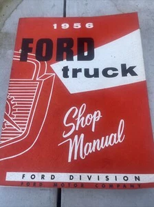 Reprint 1956 Ford Truck Shop Manual - Bild 1 von 3