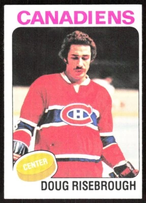 1975-76 8450A Topps Doug Risebrough Rookie Montreal Canadiens #107 - Image 1 of 2