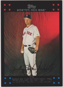 2007 Topps Tim Wakefield #116 Boston Red Sox Baseball Card