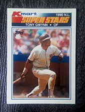 1990 Topps Kmart Super Stars Tony Gwynn San Diego Padres #5