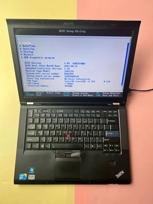 LENOVO THINKPAD T410s Core i5 M520 2.40GHz 4GB RAM 0GB HDD BIOS TESTED  - Image 1 of 4