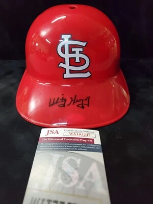 ST LOUIS CARDINALS WHITEY HERZOG SIGNED FULL SIZE REPLICA HELMET JSA COA - Image 1 of 2
