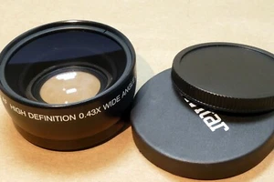 55mm (thread size) HD MC AF 0.45X Wide Angle Lens w/ Macro for 18-55mm - Picture 1 of 8