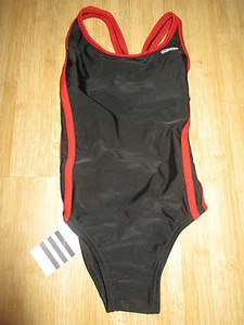 Adidas Mädchen 6 22 Badeanzug RENNEN SPORTLICH $ 74 chlorbeständig fester Spleiß - Bild 1 von 2