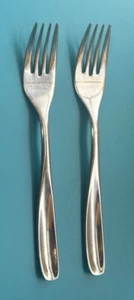 Gourmet Settings GS 18/C Stainless Flatware JAZZ Pattern Dinner Forks Lot of 2 - Picture 1 of 6