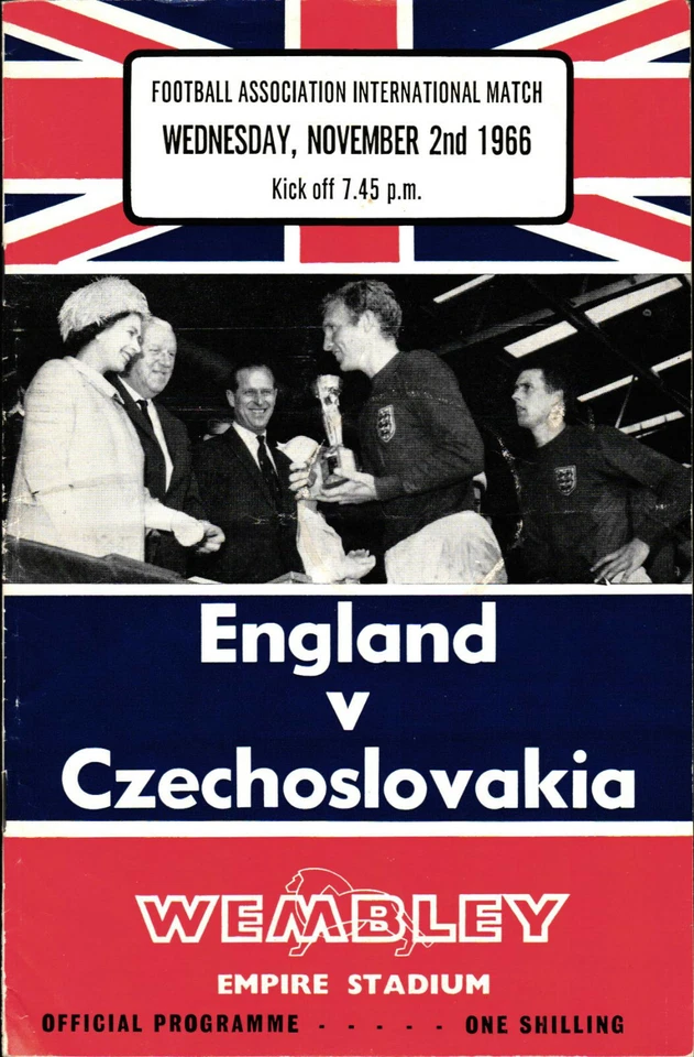 Länderspiel 02.11.1966 England - Tschechoslovakei / Czechoslovakia - Bild 1 von 1