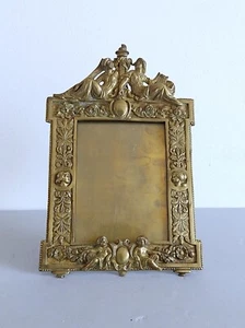 Ancien cadre photo en bronze doré XIXeme - Antica cornice bronzo - Imagen 1 de 10