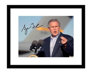 George W Bush 8x10 Signed Photo Autographed United States President - Picture 1 of 2