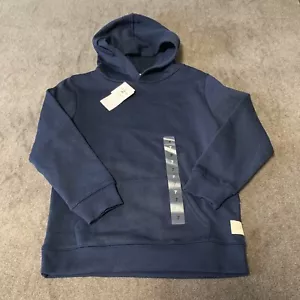 Little Boys Size 7 Hoodie Navy Blue Cotton On Kids Fleece Lined - Picture 1 of 5